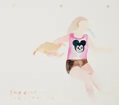 Barbara Bańda, Imagine-wyobrażać..., 2006, akwarela, karton