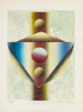 Tadeusz Lapinski, GOLD ARROW, 1962, technika własna