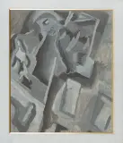 Piotr Młodożeniec, Okno, 1999, olej, tektura