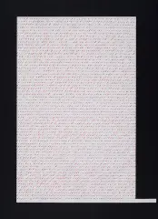Antoni Starczewski, a e a / u i, 1976, flamaster, ołówek, papier