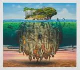 Teoria Wegenera by Jacek Yerka, 2001, giclée, papier, sold Feb 2010