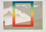 Zygmunt Czyż, Kadr, II wersja, 1978, linoryt, papier kremowy żeberk.