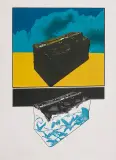 Jerzy Mazuś, Epilog, 1972, linoryt barwny