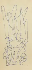 Kompozycja by Erna Rosenstein, 1958, długopis, papier kremowy, sold Jan 2010