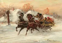 Władysław Chmieliński, SANNA, olej, tektura