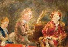 Władysław Jahl, KONCERT, ok. 1925-30, olej, płótno