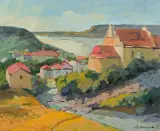 Antoni Józef Kamiński, Z KAZIMIERZA NAD WISŁĄ, ok. 1930, olej, płótno