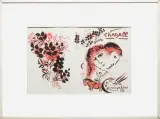 Marc Chagall, Chagall Litographe, 1969, litografia barwna, papier