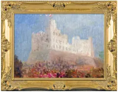 MONTE CASSINO 18 MAJA 1944 by Władysław Lam, olej, płótno naklejone na tekturę, offered Dec 2009