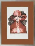 Bez tytułu by Jan Lebensztejn, 1973, litografia, papier, sold Dec 2009