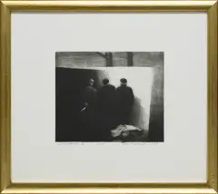 Jan Michalski, Świadkowie II, 1989, mezzotinta