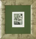 Tadeusz Michał Siara, Wigilia, 1998, akwaforta, akwatinta barwna, papier
