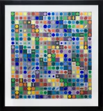 Planetarny folklor by Victor Vasarely, ok. 1963, serigrafia barwna, papier, offered Dec 2009