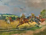 Jerzy Kossak, POGOŃ UŁANÓW ZA KOZAKAMI