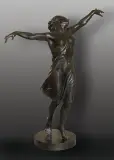Stanislaw Stefan Jackowski, TANCERKA, brąz patynowany