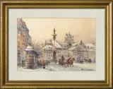 Władysław Chmieliński, ZIMA NA PLACU ZAMKOWYM