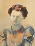 ZUZANNA by Rajmund Kanelba, akwarela, tusz, ołówek papier, offered Dec 2009