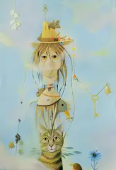 Kazimierz Mikulski, PIĘKNIE ZACZYNA SIĘ DZIEŃ, 1983, olej, płótno