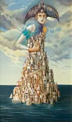SILVER LADY by Tomasz Sętowski, 2008, olej, płótno, offered Dec 2009
