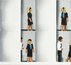 Marcin Maciejowski, DLACZEGO ŻONA JEST OBRAŻONA, 2002, olej, płótno