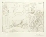 Pablo Picasso, 3 SEPTEMBRE 1968 (I), Z CYKLU 347, 1968, akwaforta, papier