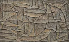 Roman Owidzki, RELIEF, 1968, technika mieszana, płyta pilśniowa