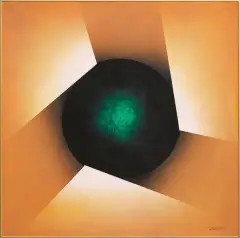 GH by Witold-K, 1977, akryl, płótno, sold Nov 2009