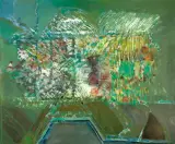 Barbara Szubinska, HISZPAŃSKI OGRÓD I, 1983, olej, płótno