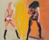 Michał Moląg, ASTYGMATYZM, 2009, olej, płyta