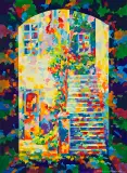 Kamienne schodki - marzenie komornika by Zdzisław Otello Horodecki, 2008, akryl, płótno, sold Nov 2009