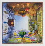 Cztery pory roku by Jacek Yerka, 2002, giclée, papier, sold Nov 2009