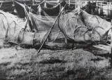 Edward Hartwig, Hel, sieci rybackie, fotografia czarno-biała