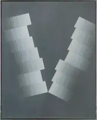 Janusz Orbitowski, Kompozycja, 1983, gwasz, papier