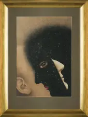 Wiesław Rosocha, Projekt plakatu, 1992, pastel, gwasz, tusz, papier