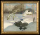 Zygmund - Sixtus Dzbański, ZIMA, 1923, olej, płótno