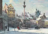 Władysław Chmieliński, PLAC ZAMKOWY ZIMĄ