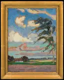 WICHURA by Henryk Szczyglinski, 1933, olej, tektura, sold Oct 2009