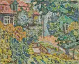 Hanna Rudzka-Cybisowa, PEJZAŻ Z WILLĄ