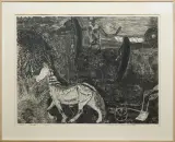 Konrad Srzednicki, Poeta, 1963, akwaforta, akwatinta, sucha igła, papier kremowy