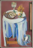 Marzena Balewska, MARTWA NATURA, 1991, olej, płótno