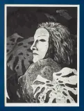 Andrzej Bielawski, Światło i cień, 1989, akwaforta, akwatinta, papier