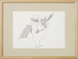 Marek Kwaszkiewicz, Dialog, 1981, długopis, papier kredowany