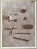 Przedmioty by Jan Tarasin, 1990, serigrafia barwna, papier, sold Jul 2009