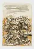 Jacek Walusiak, Ilustracja do Księgi Mądrości, 1999, akwarela, kredka, tusz