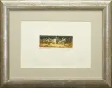 Auvergne by Krzysztof Wieczorek, 2003, akwaforta barwna, papier, sold Jul 2009