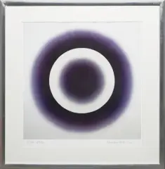 Wojciech Fangor, M 74, 1970-2001, serigrafia barwna, papier