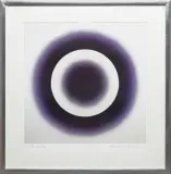 Wojciech Fangor, M 74, 1970-2001, serigrafia barwna, papier
