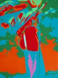 Aleatoryzm rozbierającej się by Zdzisław Otello Horodecki, 2007, akryl, płótno, sold Jun 2009
