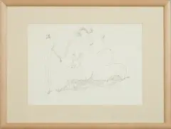 Marek Kwaszkiewicz, Bez tytułu, 1979, długopis, papier kredowany
