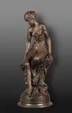 Edouard Drouot, WAŻKA (LIBELLULE), ok. 1900, brąz